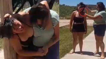 Escándalo y violencia en Ojo de Agua: pelea entre madres por una pileta terminó con una mujer herida