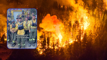 Brigadistas que combaten los incendios en la Patagonia reclamaron a Milei “salario digno y jubilación acorde”