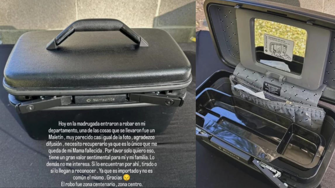 Desesperado pedido tras un robo en pleno centro: se llevaron un maletín, el único recuerdo de su madre fallecida
