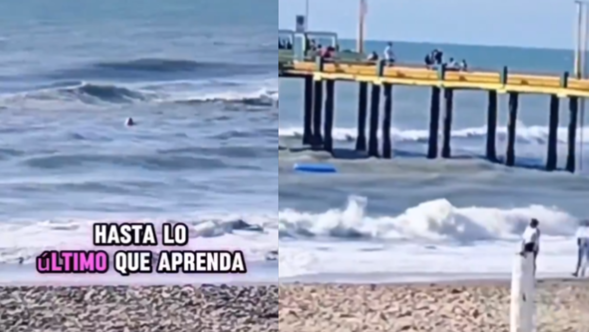 Denunciaron a un guardavidas por no rescatar a un kayakista en Villa Gesell: “Que aprenda”