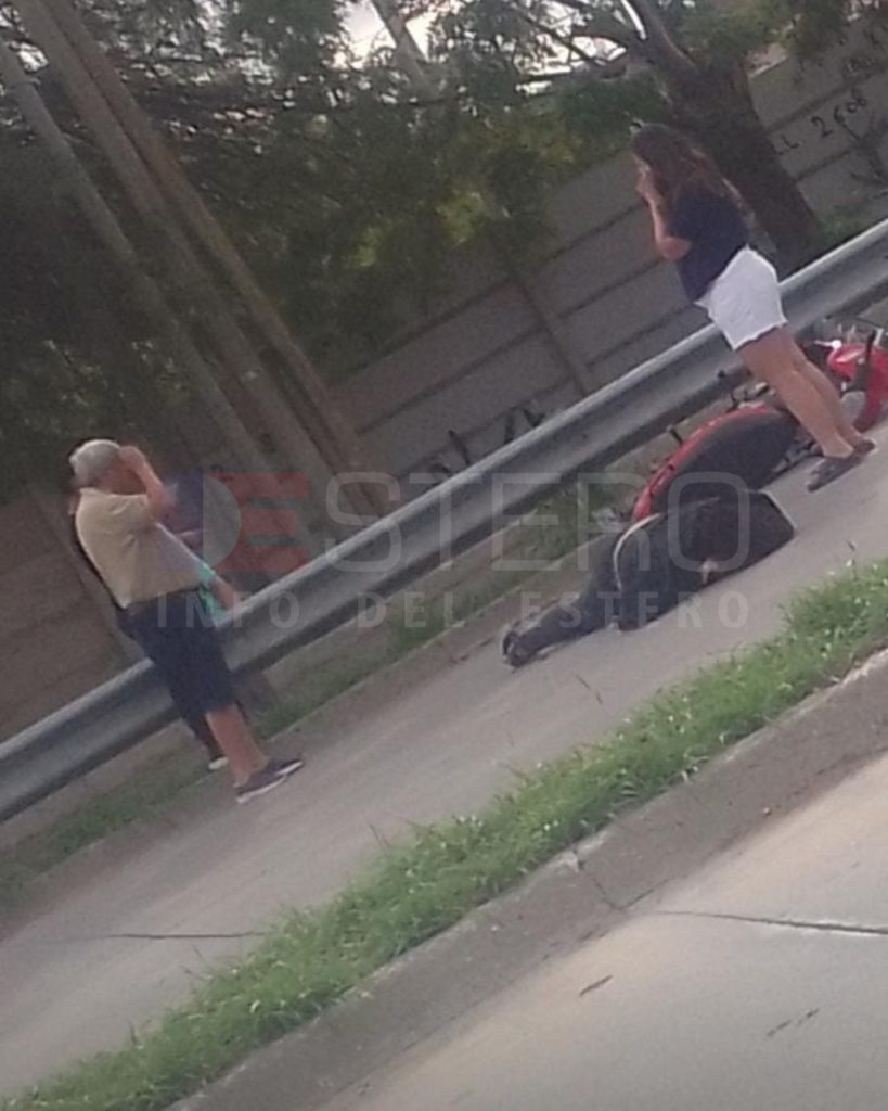 Una mujer resultó lesionada en un accidente en Avenida Lugones