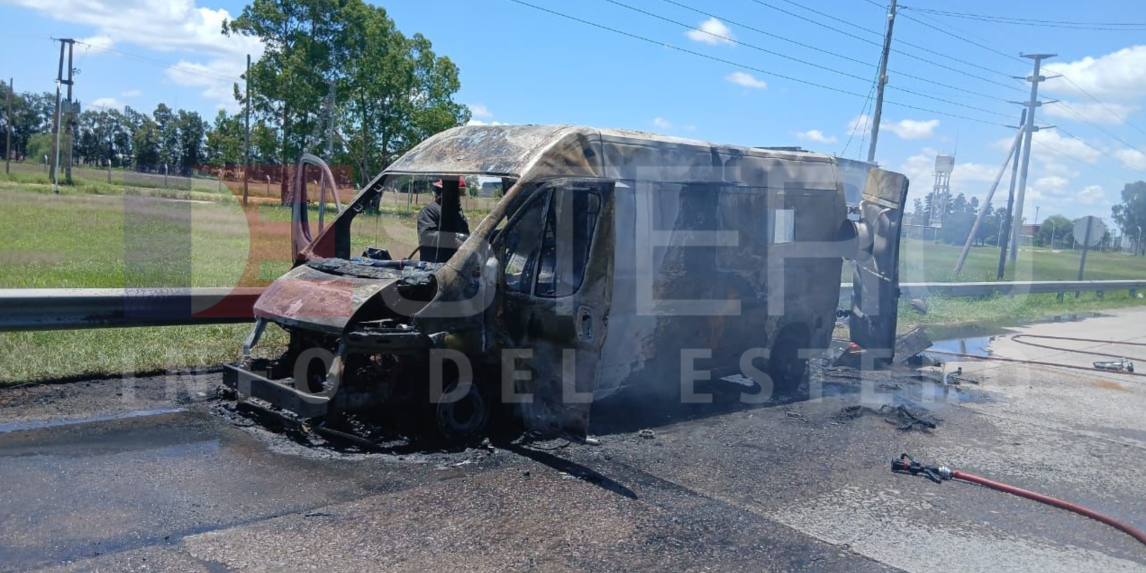 VIDEO. Un turista brasileño sufrió quemaduras al incendiarse un motorhome