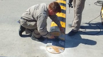 Nuevo reductor de velocidad en Olaechea entre Avellaneda y 9 de Julio