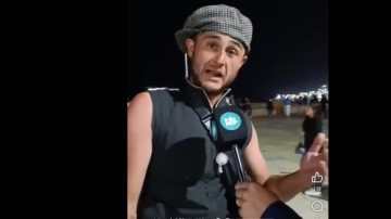 Insólito: lo buscaban desde hace días y apareció en un móvil de televisión