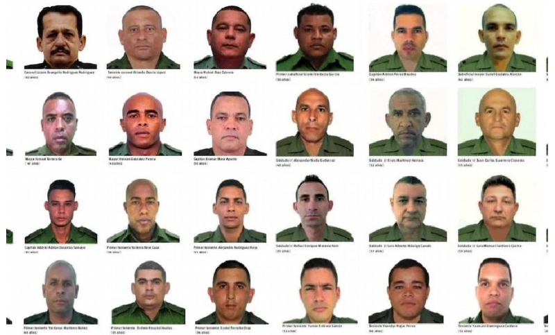 Cuba difundió los nombres de los 32 custodios muertos en la captura de Maduro