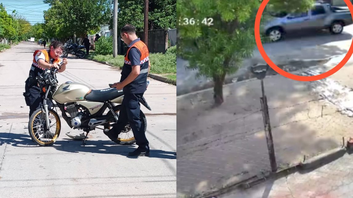 Buscan a una camioneta que atropelló a dos jóvenes y se dio a la fuga en el barrio Borges