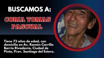Buscan a un hombre de 73 años que falta en su casa desde hace cinco días