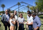 Todo listo para “Santiago es tu Río”: la intendente Fuentes recorrió el predio