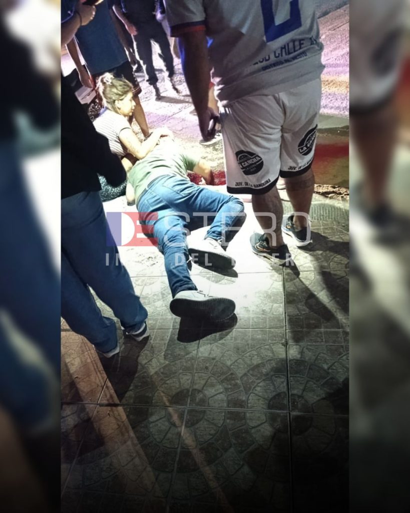 Terrible accidente en el B° Borges: motociclista resultó gravemente herido