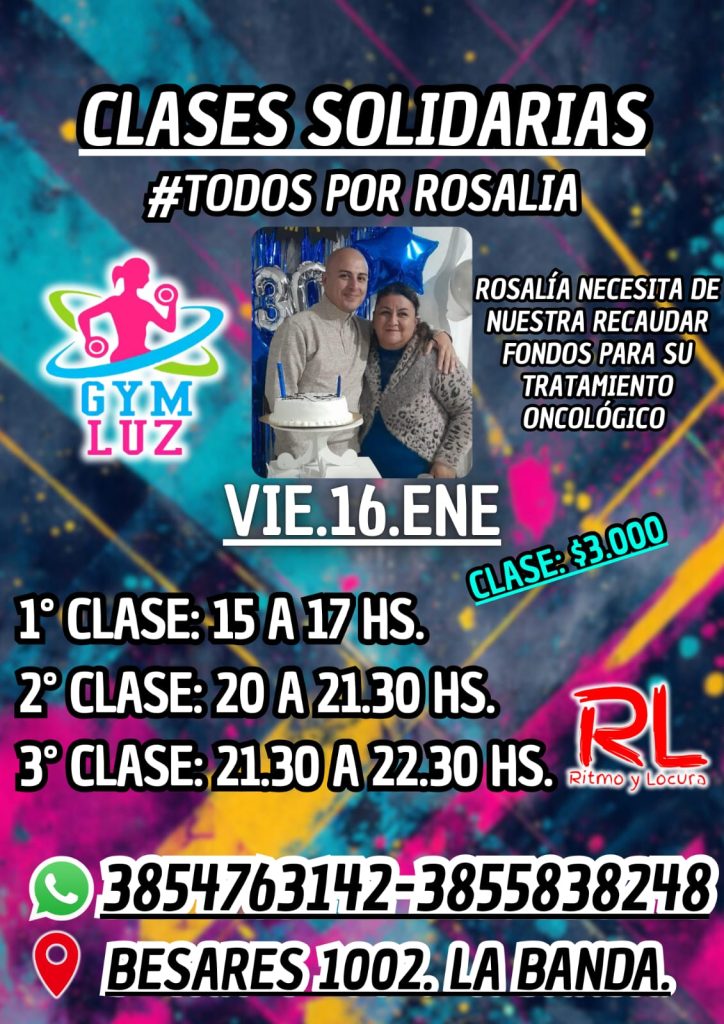 Profes solidarios: dictarán clases de baile para ayudar a una enfermera del CISB que padece una dura enfermedad