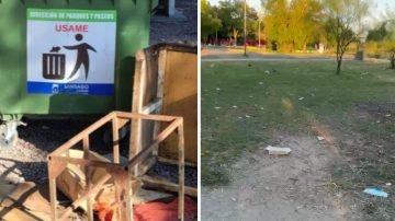 VIDEO | Ensucian sin culpa: crece el reclamo de la gente por las montañas de basura que dejan en la Costanera y el Parque