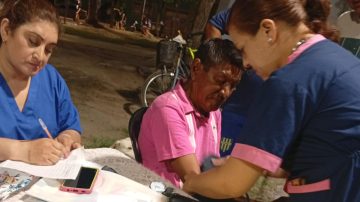 Realizaron acciones de promoción de la salud en la Plaza Belgrano