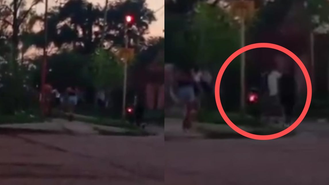 Violenta pelea involucró a cuatro jóvenes: uno de ellos recibió un botellazo en la cara