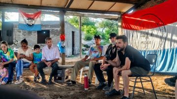 Grabois se reunió con integrantes del MOCASE VC en Ojo de Agua