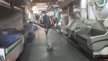 Ralizaron operativo de fumigación y desinfección en el Mercado Unión