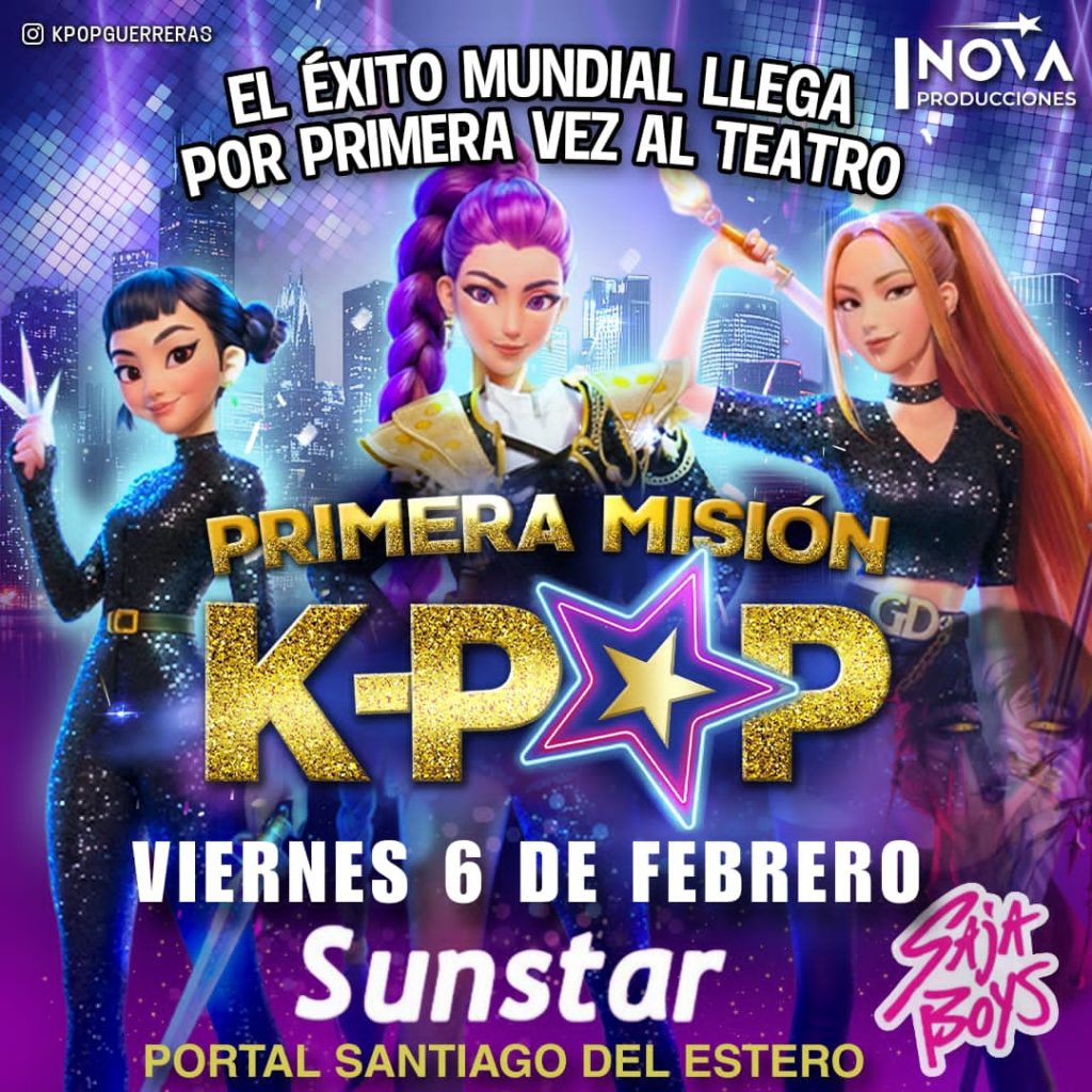 Las Guerreras del K-Pop llegan al Cine Teatro Sunstar con su “Primera Misión”