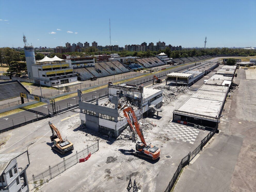 Comienzan las obras en el Autódromo de Buenos Aires para el GP y el sueño de la Fórmula 1