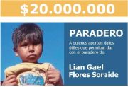 Incrementaron a $20 millones la recompensa por datos sobre el paradero de Lian Gael Flores Soraide