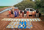 Frontera norte blindada: cinematográfica persecución culminó con más de 113 kilos de marihuana incautada y cinco detenidos