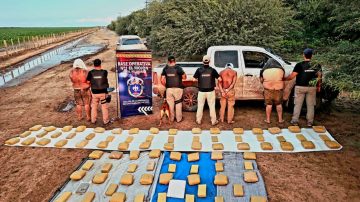 Frontera norte blindada: cinematográfica persecución culminó con más de 113 kilos de marihuana incautada y cinco detenidos