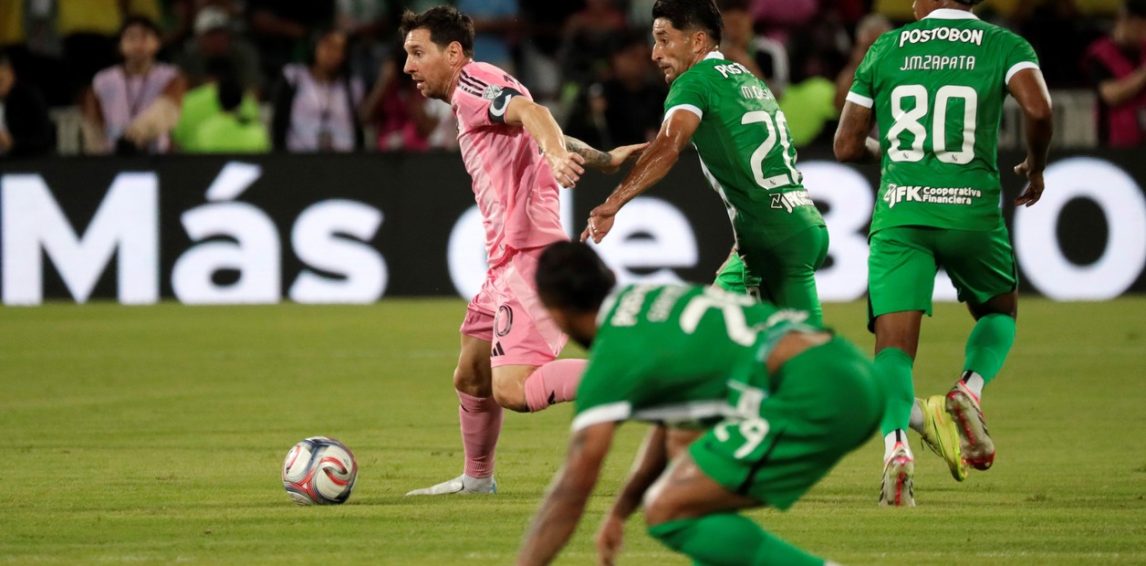 Con Messi de titular, Inter Miami venció con lo justo a Atlético Nacional
