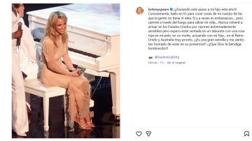 Britney Spears confirmó su regreso a los escenarios y excluyó a Estados Unidos