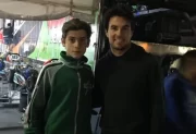Colapinto publicó una imagen de su infancia con Checo Pérez y el mexicano reaccionó