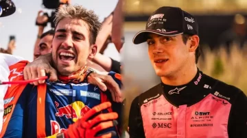 La emoción de Colapinto tras la consagración de Benavides en el Dakar