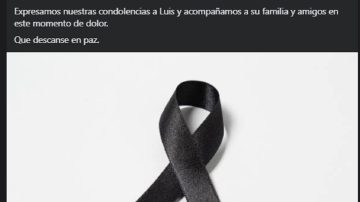 Elías Suárez envió un sentido mensaje a la familia de María Eugenia Hernández de Touriño