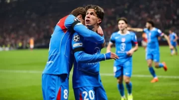 Atlético igualó con Galatasaray en Turquía con gol de Giuliano Simeone