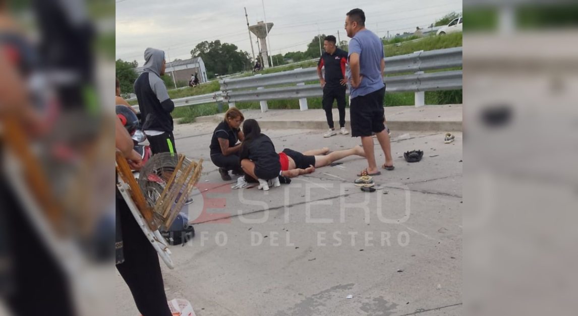 Un hombre herido en un nuevo accidente sobre Ruta 1 este domingo