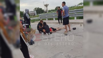 Terrible: falleció el motociclista que sufrió un accidente en la Ruta Provincial N°1