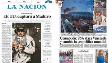 Así reflejan hoy la captura de Maduro las tapas de los principales diarios de Argentina
