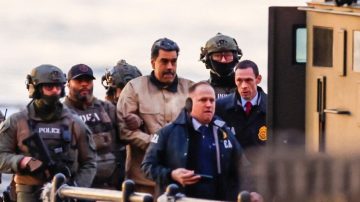 Nicolás Maduro llegó al tribunal federal de Nueva York para su primera comparecencia