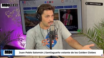 Santiago del Estero, presente en los Golden Globes: Juampi Salomón habló de todo en MDI