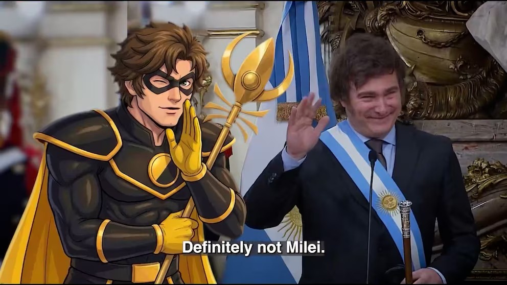 Tapado de laburo: Javier Milei inauguró sus redes sociales en inglés