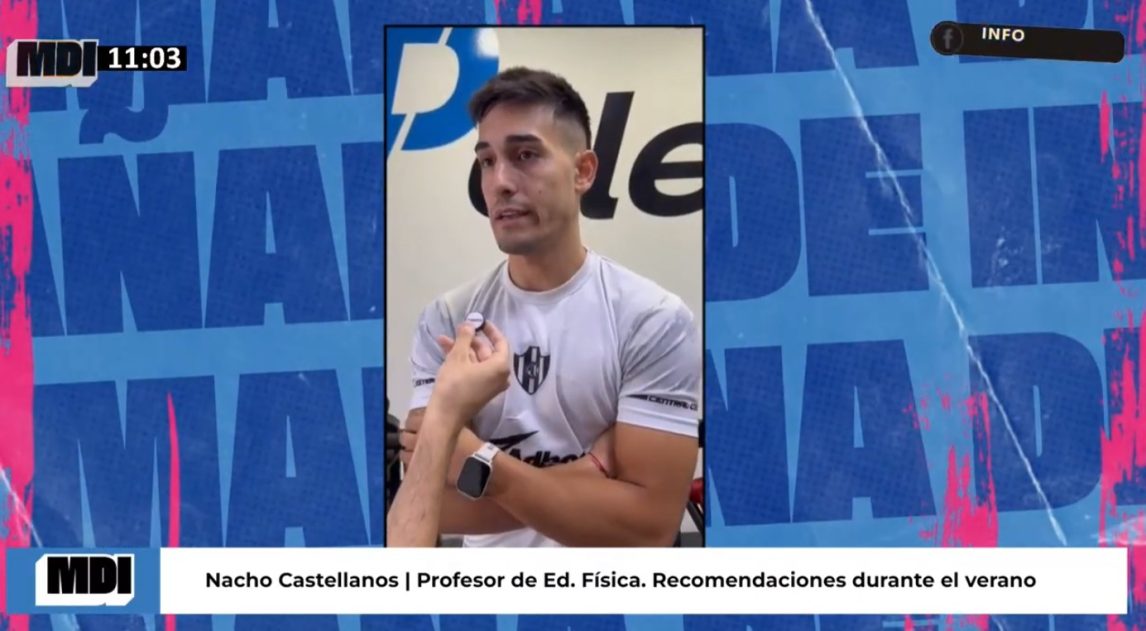 Beber mucha agua y evitar la siesta: recomendaciones para realizar actividad física en verano