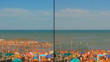 VIDEO | El momento de la llegada del “mini tsunami” que se cobró una vida en Mar del Plata