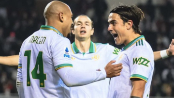 Paulo Dybala se lució en el triunfo de la Roma ante Torino con un gol y una asistencia