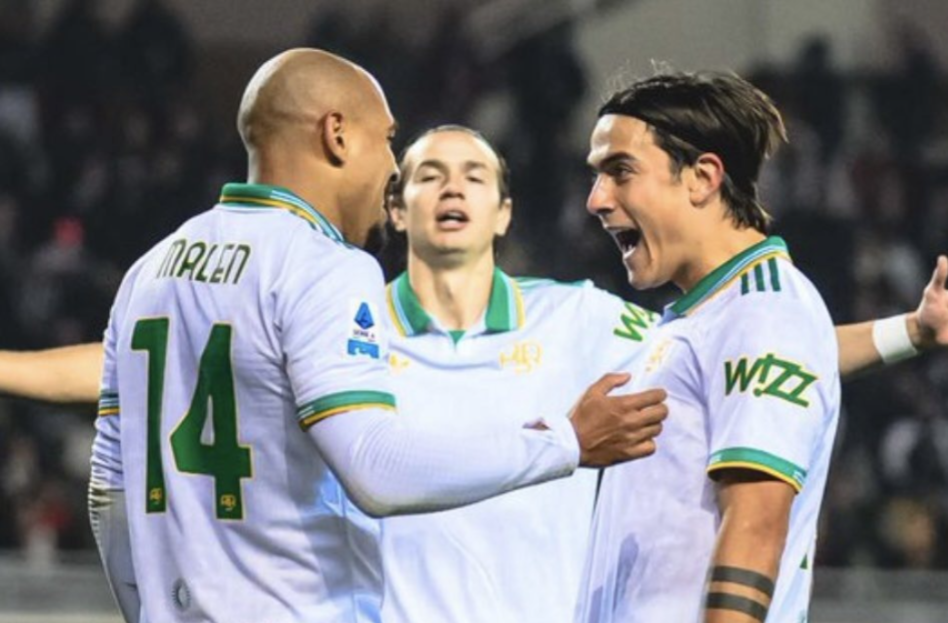 Paulo Dybala se lució en el triunfo de la Roma ante Torino con un gol y una asistencia