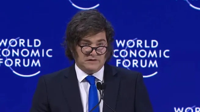 “Maquiavelo ha muerto” y Venezuela como advertencia: el mensaje de Milei en Davos