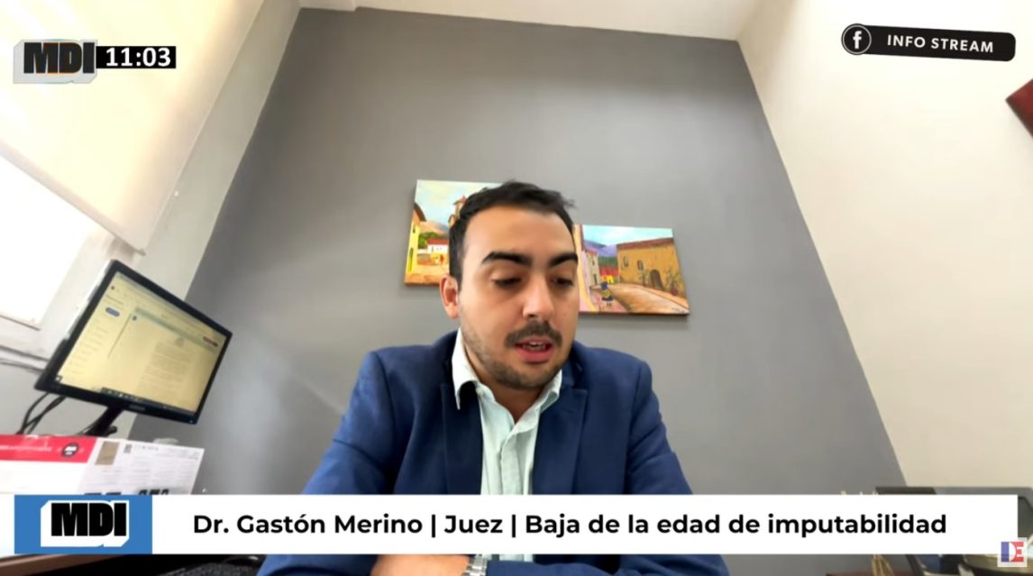 “Actualizar la ley no es bajar la edad”: el juez Merino advirtió sobre el proyecto “regresivo” para reducir la imputabilidad