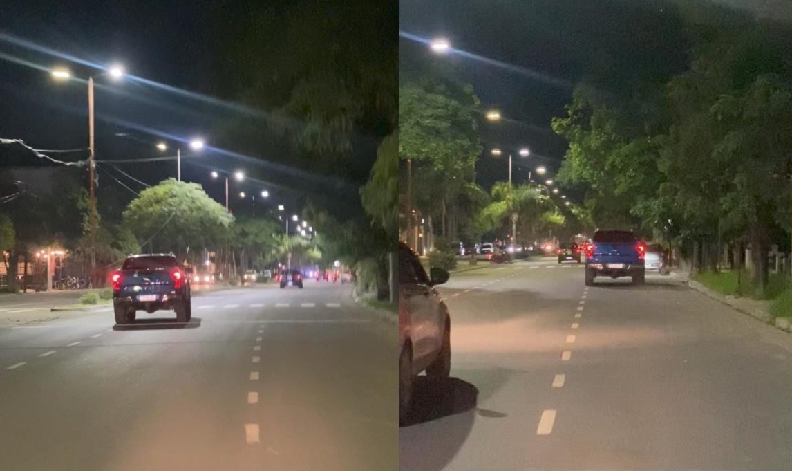 “Casi choca”: Filman al conductor de una 4×4 que iba en zigzag por Avenida Belgrano