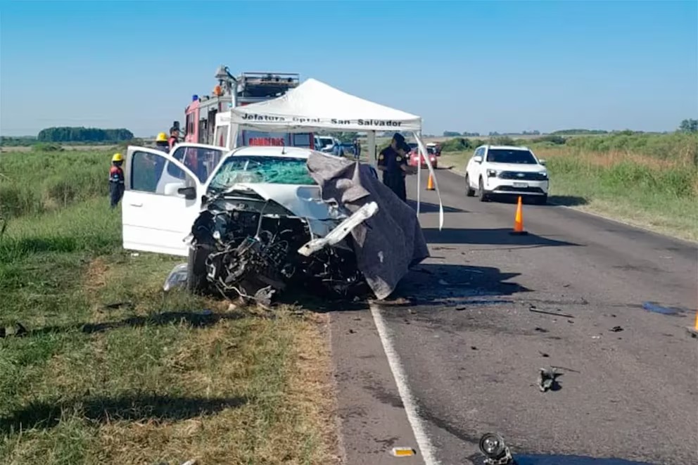 Otro accidente fatal golpea a Entre Ríos: un hombre murió tras un violento choque frontal en la Ruta 18