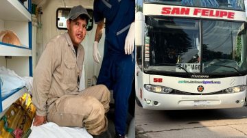 Empleado municipal fue embestido por un colectivo mientras realizaba tareas de desmalezamiento