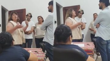 Beltrán: por un dispenser, exintendenta irrumpió en el municipio e intimidó a empleados municipales