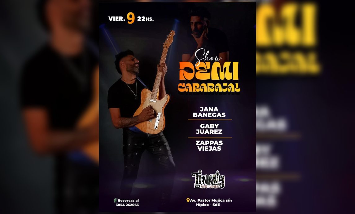 Imperdible: Demi Carabajal se presenta este viernes 9 en Tinkuy
