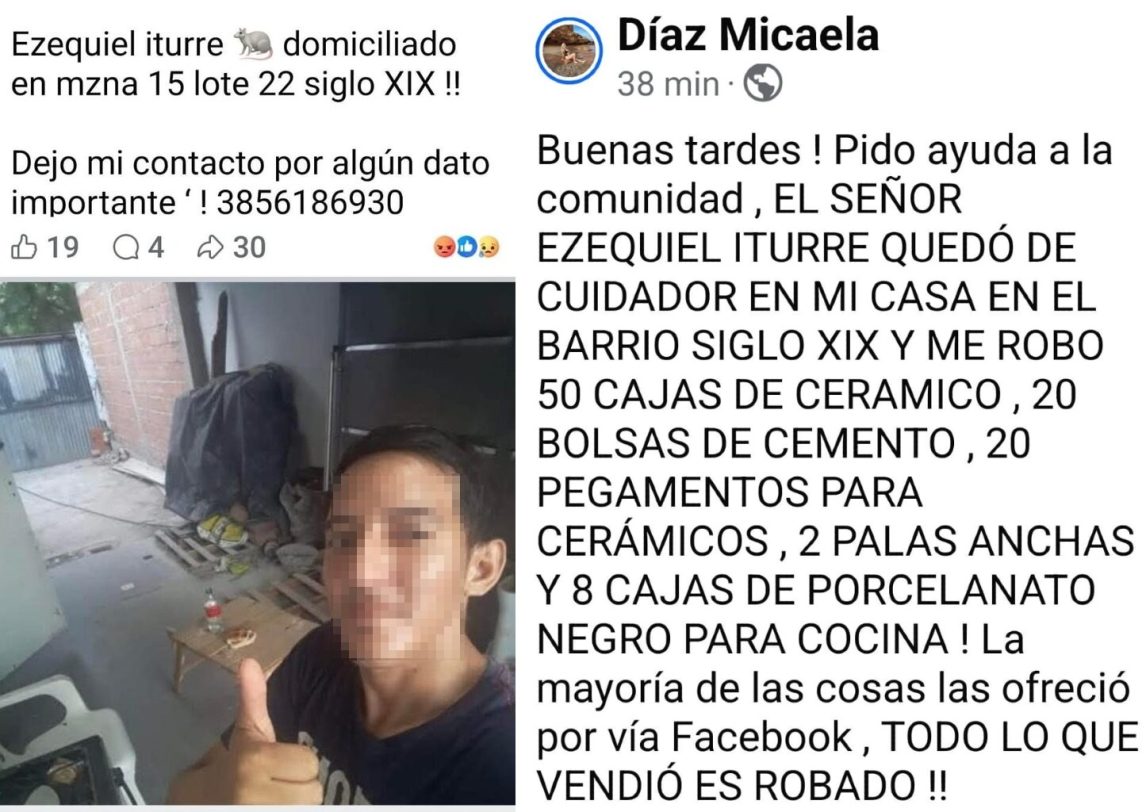 El “cuidador” de la casa le robó materiales de construcción y los vendió por Facebook