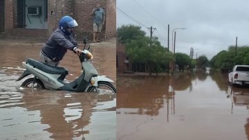 Intensas lluvias en Monte Quemado: el agua ingresó a las casas y dejó calles anegadas