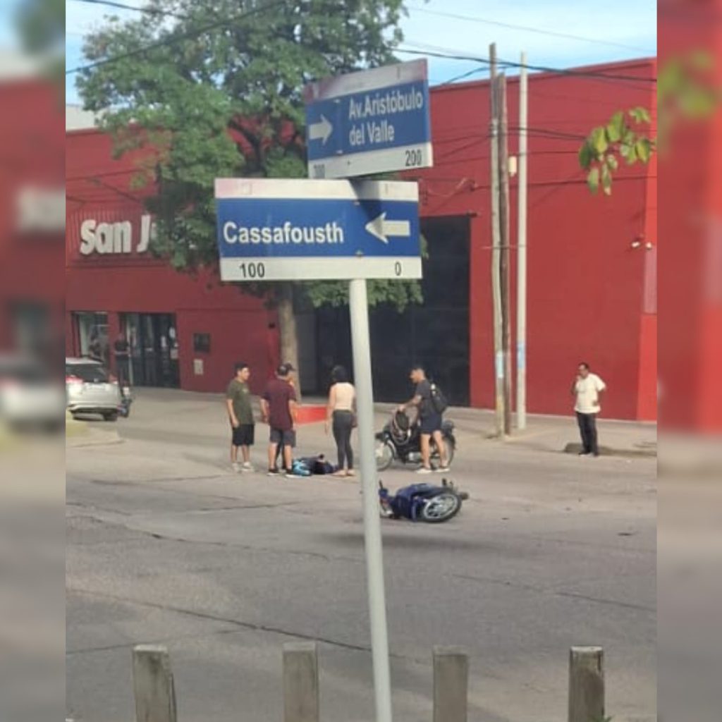 La Banda: motociclista resultó malherido tras un accidente